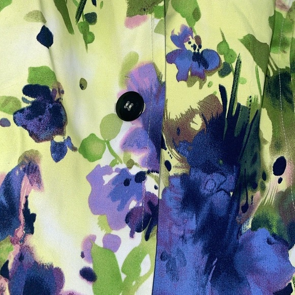 Evan-Picone Woman Green Blazer-18W - Picture 4 of 9